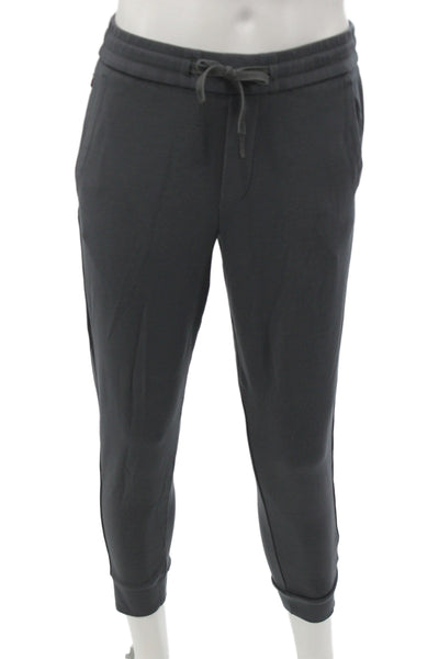 Bonobos Mens Cropped Jogger Pants Dark Gray 100% Cotton Size S