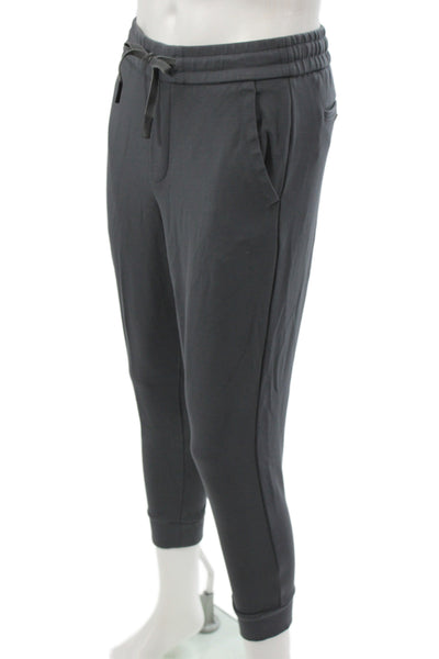 Bonobos Mens Cropped Jogger Pants Dark Gray 100% Cotton Size S