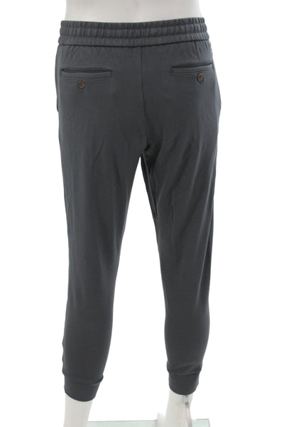 Bonobos Mens Cropped Jogger Pants Dark Gray 100% Cotton Size S