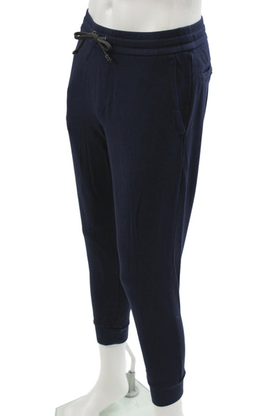 Bonobos Mens Jogger Sweatpants Dark Blue Drawstring Rayon Blend Size S