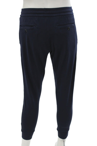 Bonobos Mens Jogger Sweatpants Dark Blue Drawstring Rayon Blend Size S
