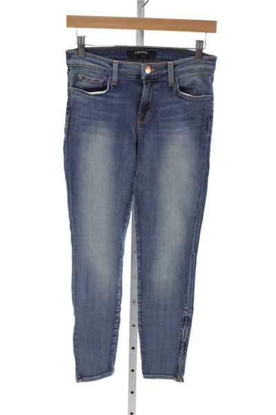 J Brand Womens Ankle Skinny Mid Rise Blue Jeans Size 27