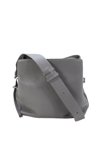 Radley London Womens Leather Multi-Compartment Shoulder Bag Gray