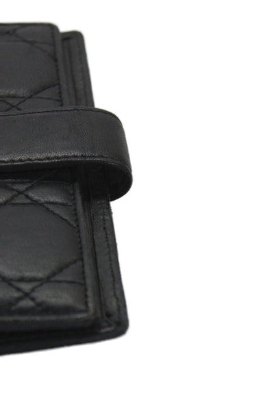 Christian Dior Unsiex Adults Embroidered Planner Cover Black