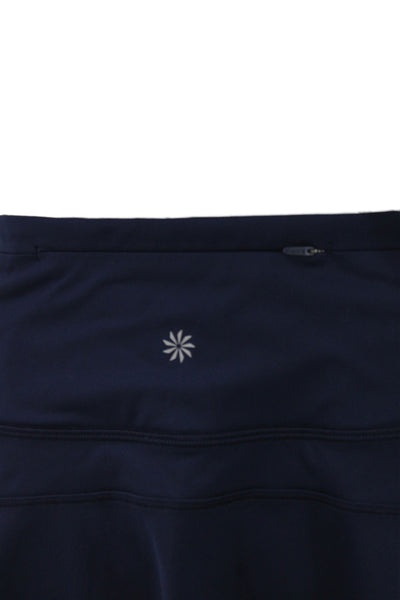 Athleta Women Skater Skort Dark Blue Short Size L
