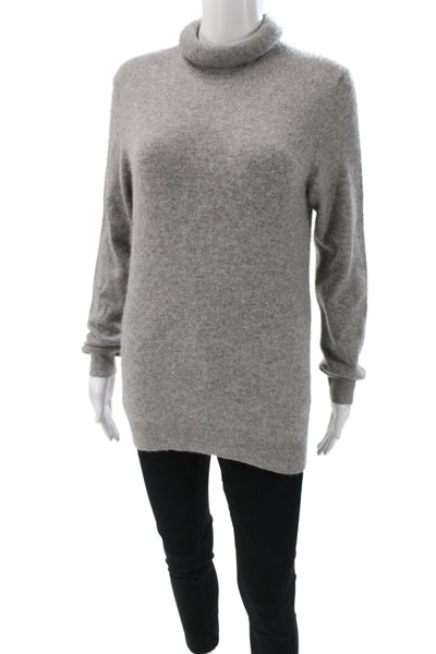 Club Room Unisex Gray Cashmere Pullover Turtleneck Size S