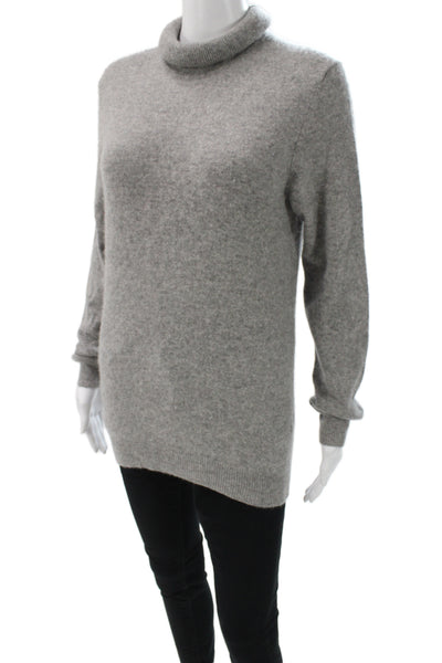 Club Room Unisex Gray Cashmere Pullover Turtleneck Size S