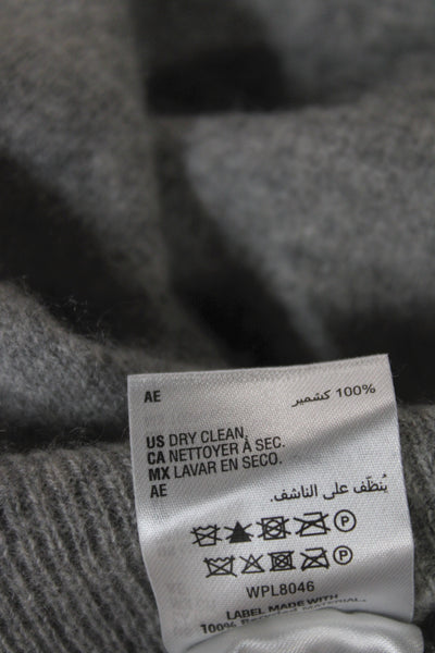 Club Room Unisex Gray Cashmere Pullover Turtleneck Size S