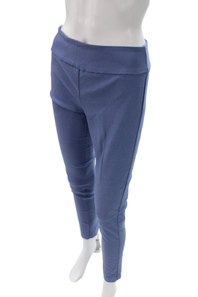 Elliott Lauren Womens Ankle Dress Pants Blue Viscose Blend Size 2