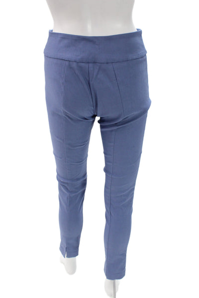 Elliott Lauren Womens Ankle Dress Pants Blue Viscose Blend Size 2
