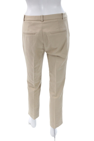Zara Basic Womens Beige Ankle Chino Pants Size 4