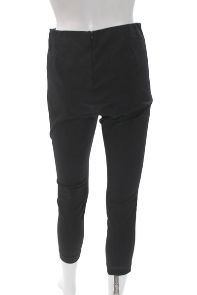 Rag & Bone Womens Cropped Ankle Striped Black Pants 25in Inseam Size 4