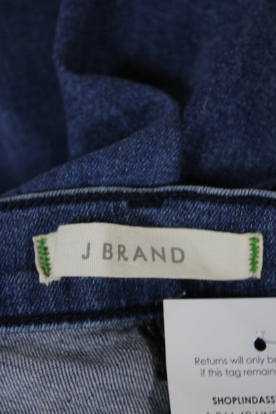 J Brand Womens Skinny Jeans Blue Mid Rise Inseam 32 Size 29