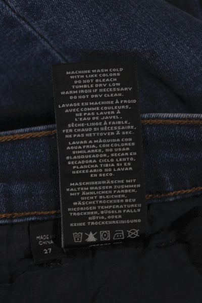 J Brand Womens Skinny Ankle Dark Blue Denim Jeans Size 27