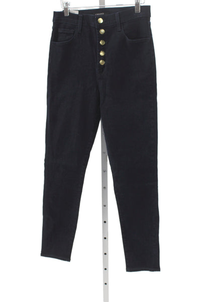 J Brand Women Dark Blue Skinny Ankle Jeans Denim Mid Rise Size 29