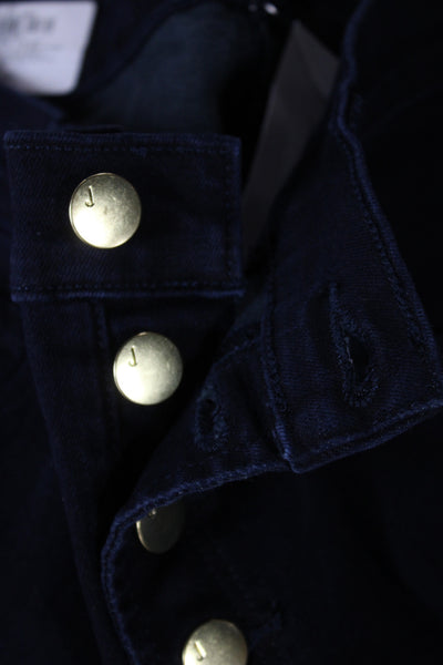 J Brand Women Dark Blue Skinny Ankle Jeans Denim Mid Rise Size 29