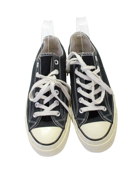 Converse Unisex Adults Canvas Low Top Sneakers Black Size 6.5