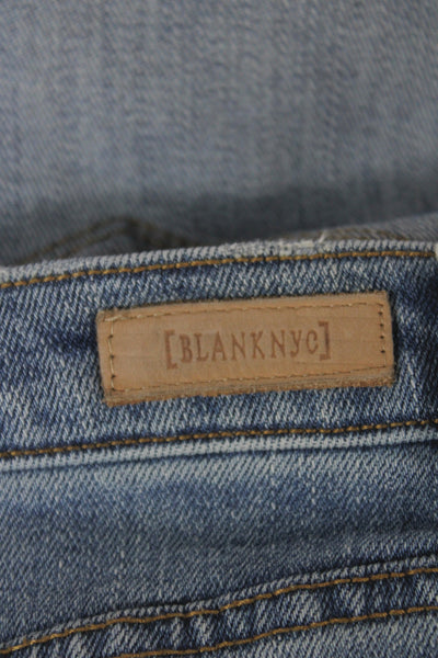 BLANKNYC Womens Light Blue Mini Trumpet Skirt Size 27