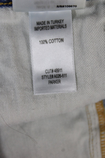 Agolde Unisex 90s Light Blue 100% Cotton Shorts Size 29