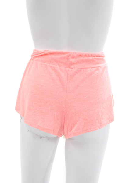 Eberjey Women's Cotton  Crew Neck Pajamas Set Orange  Size M