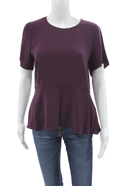 Veronica Beard Womens Light Blue Striped V-Neck Sleeveless Blouse Size 4