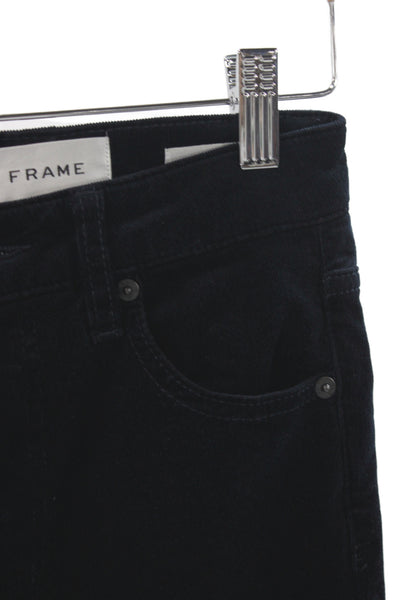 Frame Women Other Pants Black Button Cotton Modal Petite Size 23