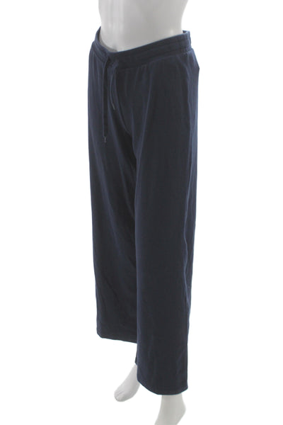 Aritzia Unisex Sweatpants Dark Blue Drawstring Cotton Size S