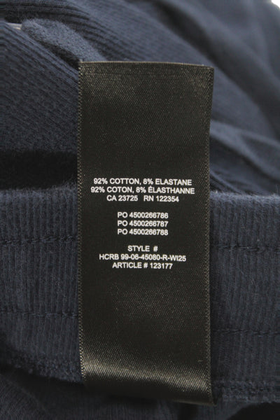 Aritzia Unisex Sweatpants Dark Blue Drawstring Cotton Size S