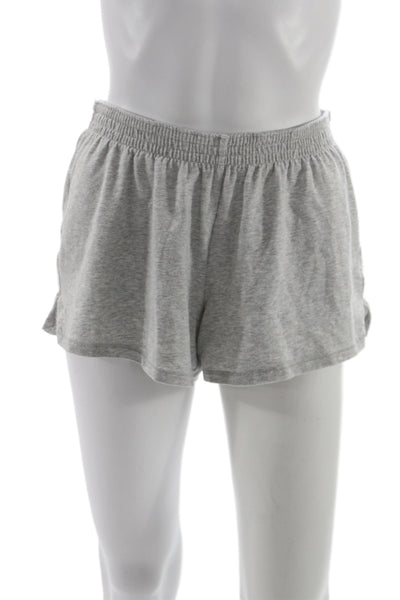 Skims Unisex Sweat Shorts Gray 90% Cotton 10% Elastane Size XS