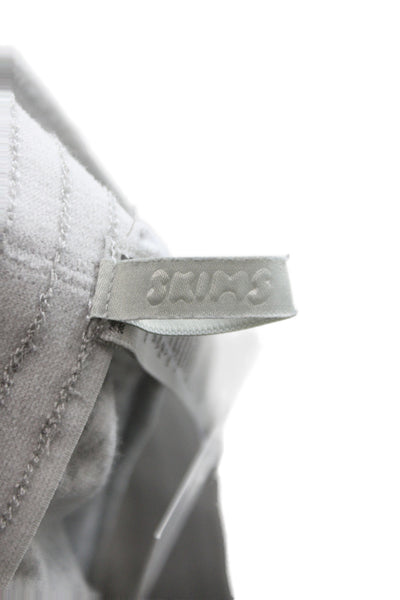 Skims Unisex Sweat Shorts Gray 90% Cotton 10% Elastane Size XS