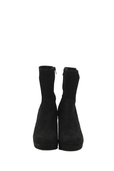 Kenneth Cole Reaction Womens Georgia Stretch Ankle Boots Black Size 7.5 Medium