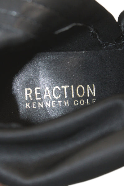 Kenneth Cole Reaction Womens Georgia Stretch Ankle Boots Black Size 7.5 Medium