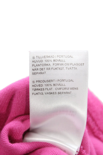 Orlebar Brown Girls Short Sleeve V Neck Terry Pocket Polo Shirt Pink Size 10