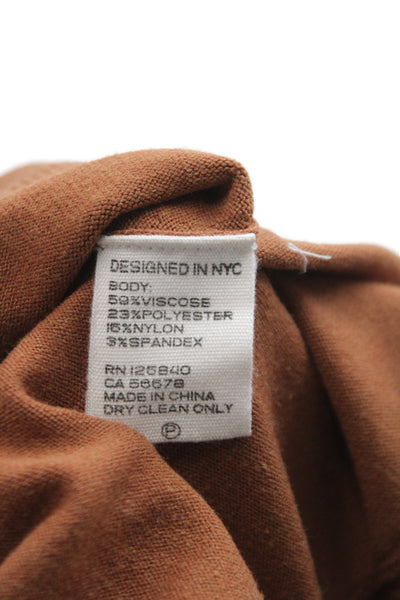 Intermix Unisex Brown Pullover Sweater Crewneck Long Sleeve Size XS