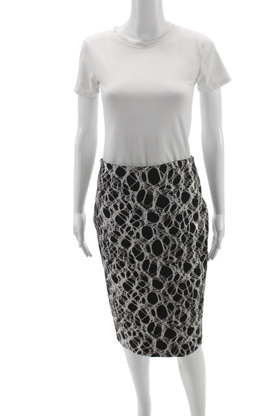 Elizabeth & James Women Straight Pencil Skirt Black Midi Size L