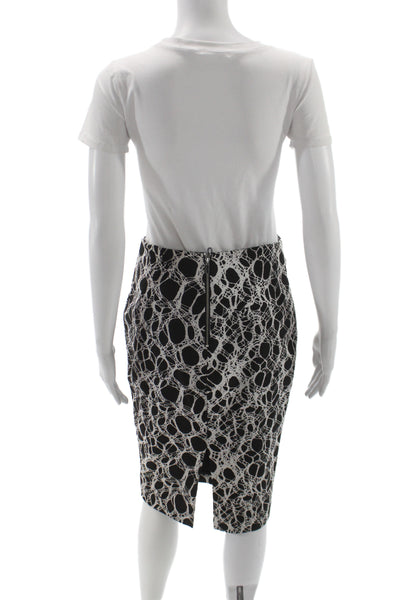 Elizabeth & James Women Straight Pencil Skirt Black Midi Size L