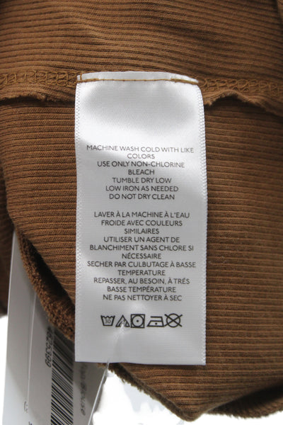 We The Free Women Brown Bohemian Basic Sleeveless Tank Crewneck Size M