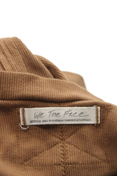 We The Free Women Brown Bohemian Basic Sleeveless Tank Crewneck Size M