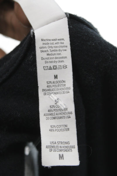 Bella + Canvas Womens Cropped Basic Tank Black Crewneck Sleeveless Size M
