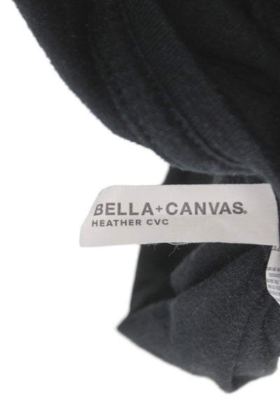 Bella + Canvas Womens Cropped Basic Tank Black Crewneck Sleeveless Size M