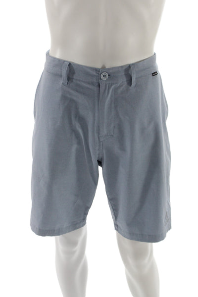 Travis Mathew Mens Chino Shorts Gray Button Closure Size 34