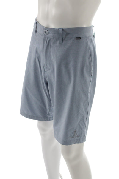 Travis Mathew Mens Chino Shorts Gray Button Closure Size 34