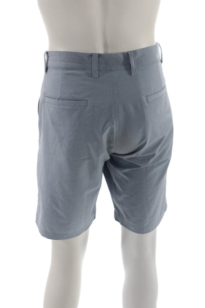 Travis Mathew Mens Chino Shorts Gray Button Closure Size 34