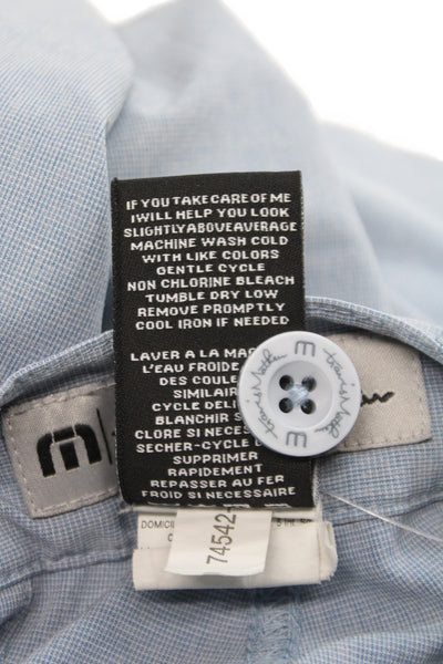 Travis Mathew Mens Chino Shorts Gray Button Closure Size 34