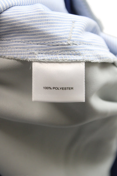 Peter Millar Mens Chino Shorts Gray 100% Polyester Button Closure Size 35