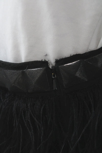 Michael Kors Women Black Mini Skirt Polyester Size 0
