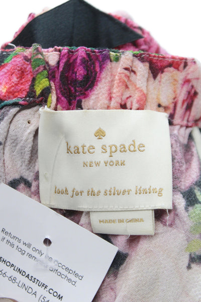 Kate Spade New York Women Fit & Flare Sundress Pink Knee Length Size 0