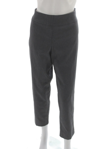 Fabrizio Gianni Women Cropped Ankle Dress Pants Dark Gray Size 14