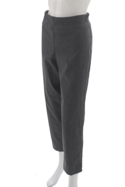Fabrizio Gianni Women Cropped Ankle Dress Pants Dark Gray Size 14