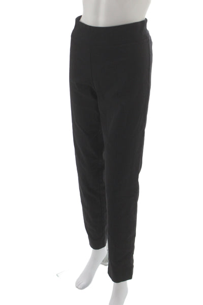 Fabrizio Gianni Womens Ankle Dress Pants Black Cotton Spandex Size 12